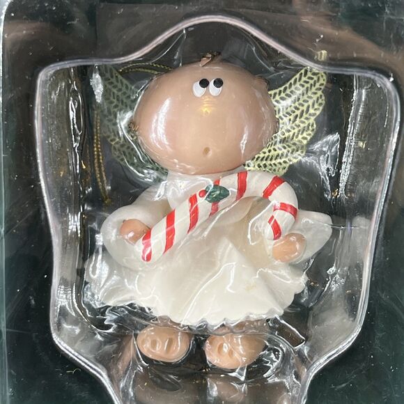 Angel Cheeks Christmas Ornaments, Set of 4 New In Box - Picture 5 of 10